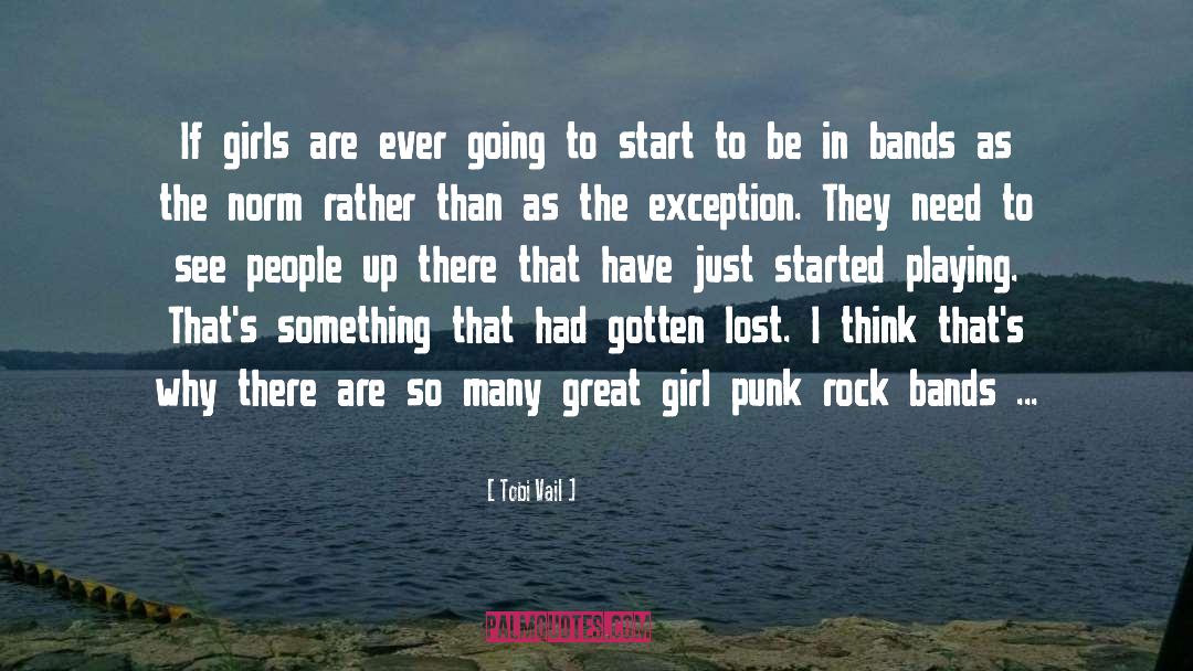 Bands quotes by Tobi Vail