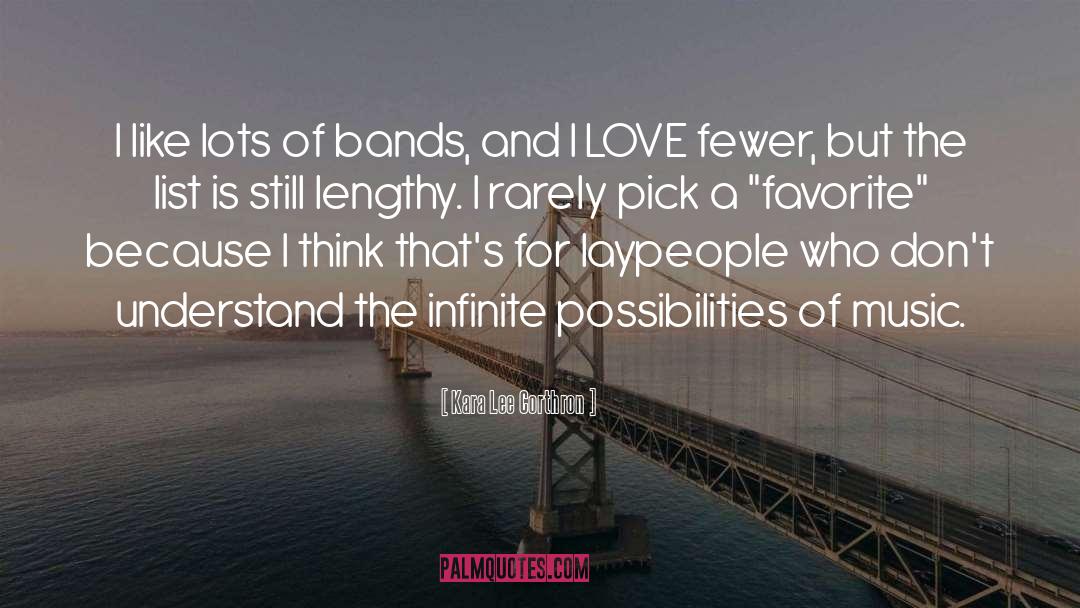 Bands quotes by Kara Lee Corthron