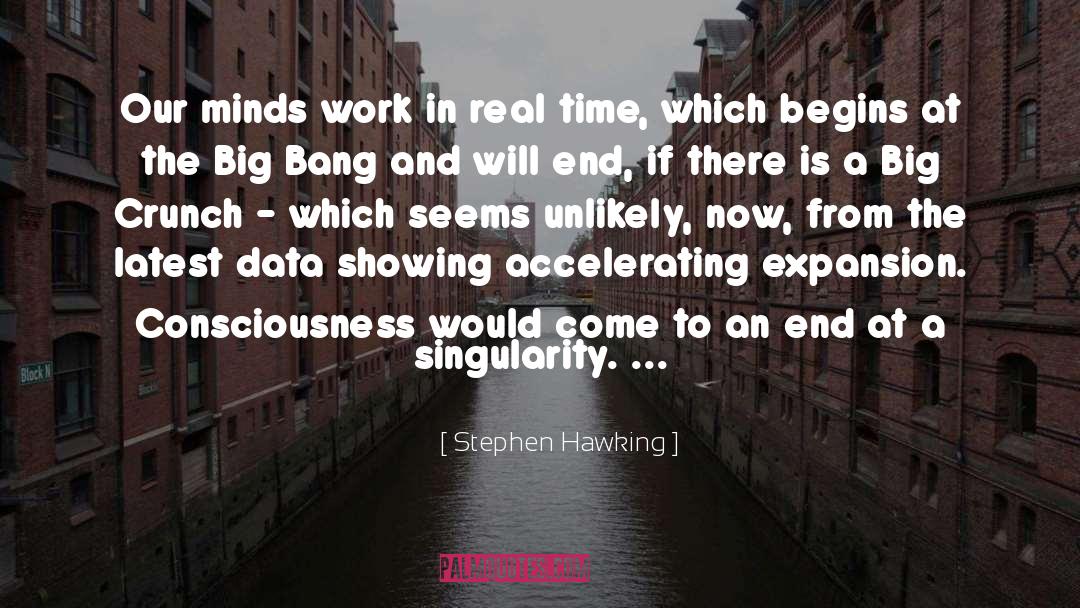 Bang quotes by Stephen Hawking