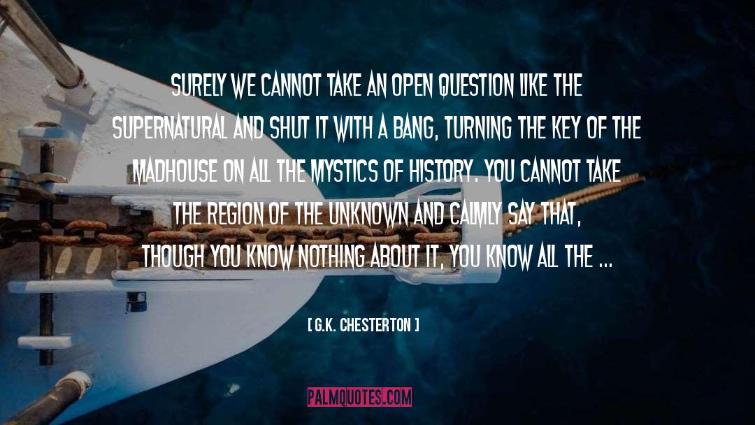 Bang quotes by G.K. Chesterton