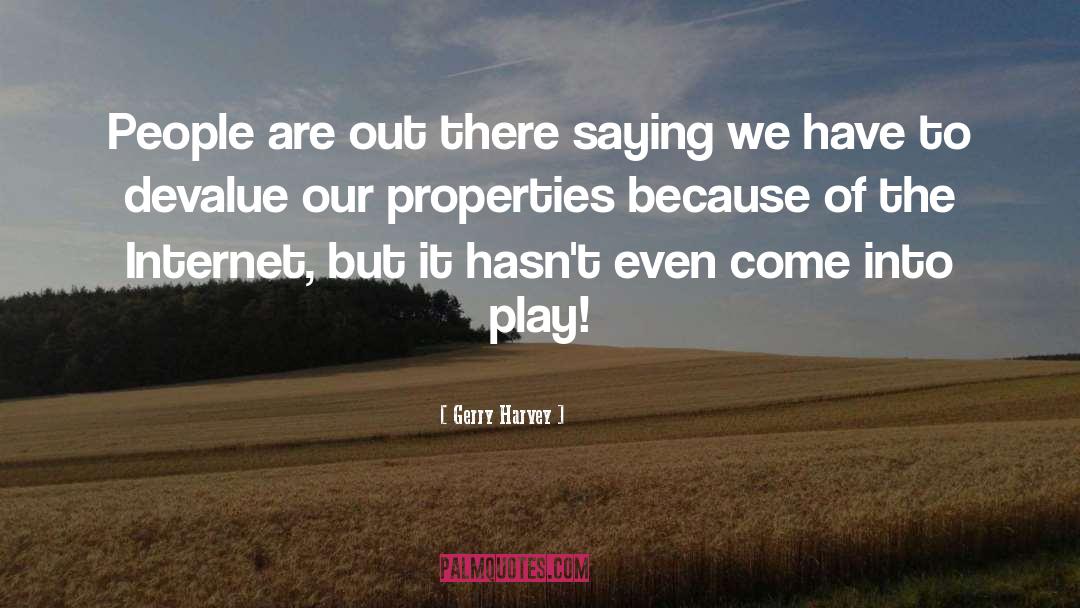 Bangash Properties quotes by Gerry Harvey