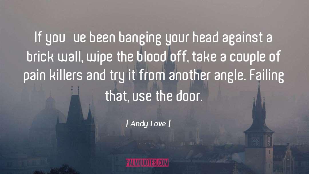 Banging Your Head quotes by Andy Love