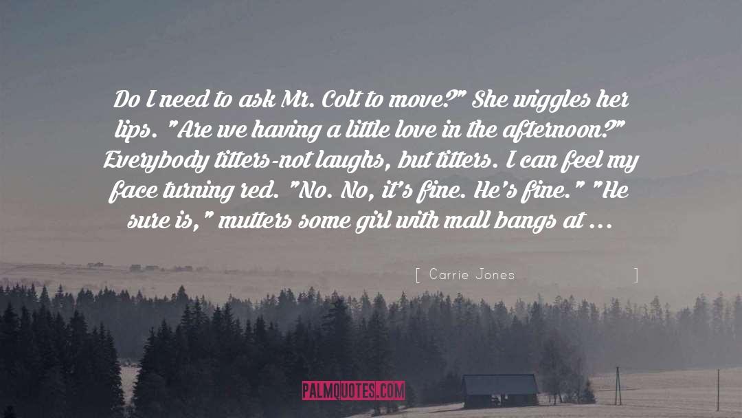 Bangs quotes by Carrie Jones