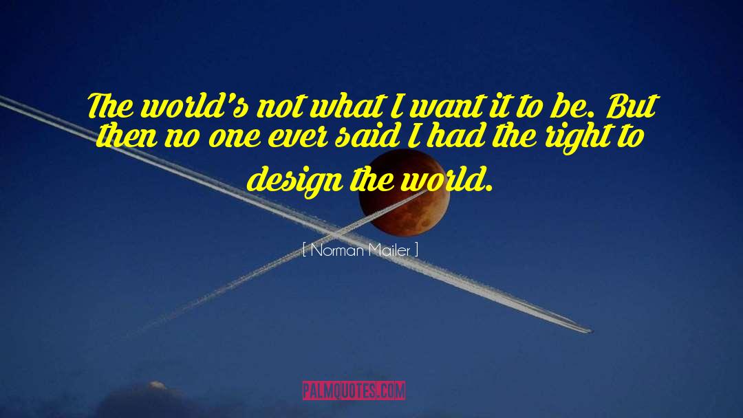Banio Design quotes by Norman Mailer