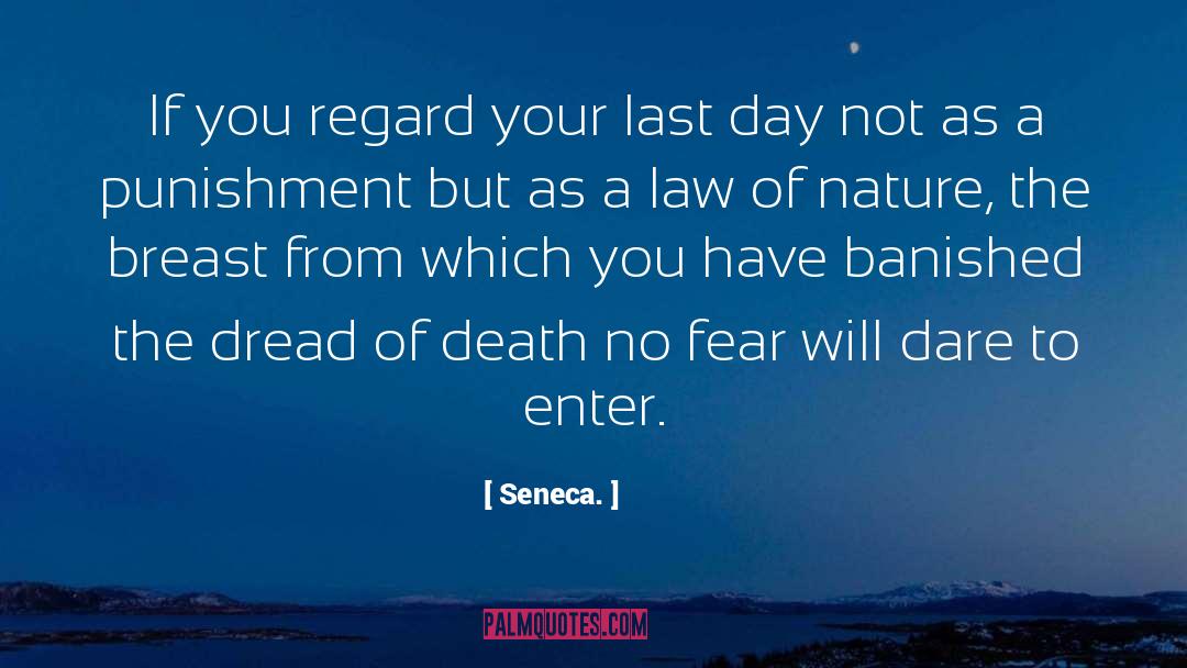Banished quotes by Seneca.