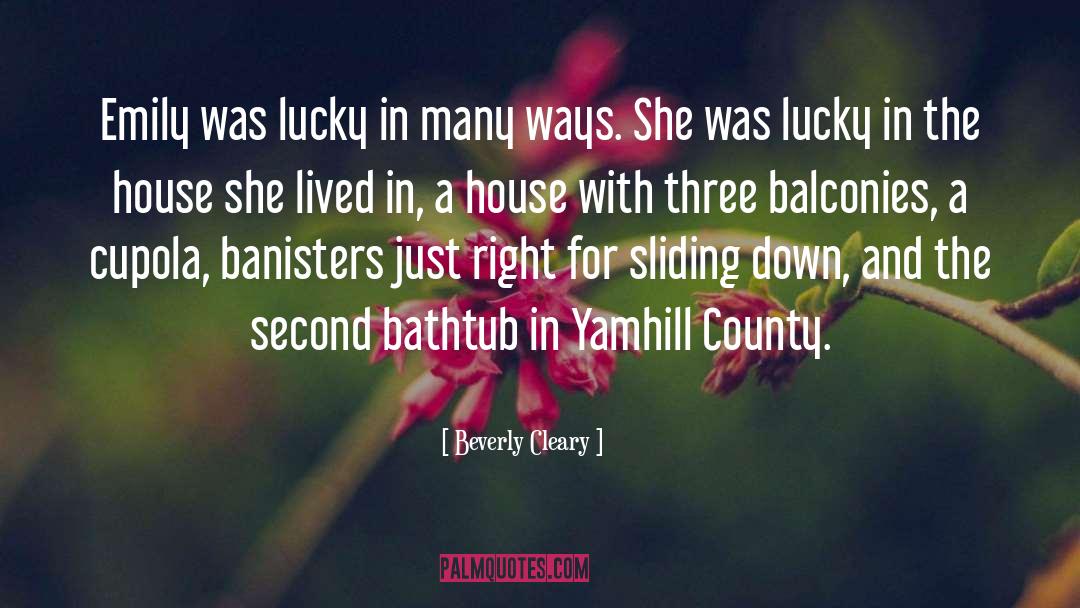 Banisters quotes by Beverly Cleary