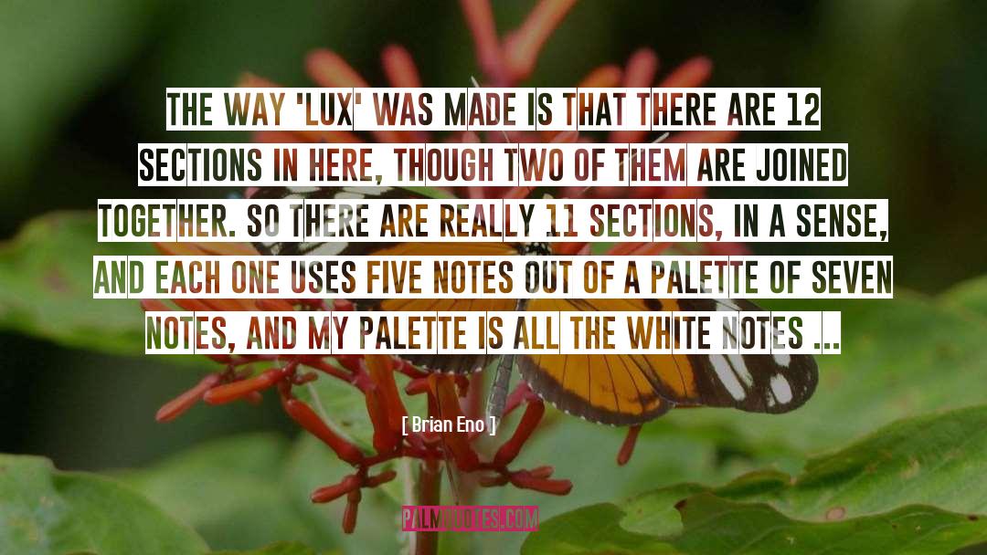 Banjac Lux quotes by Brian Eno