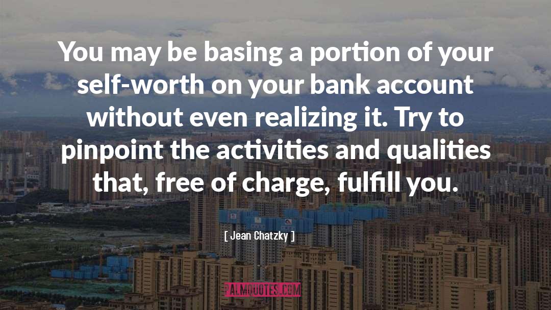 Bank Account quotes by Jean Chatzky