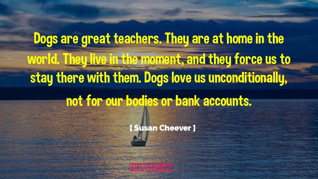 Bank Accounts quotes by Susan Cheever