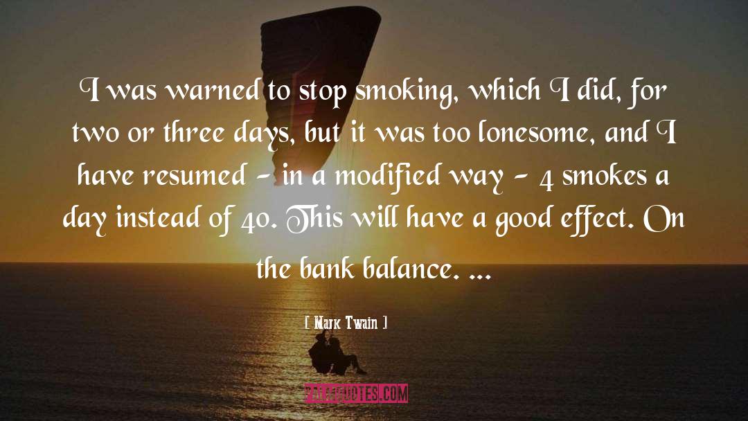 Bank Balance quotes by Mark Twain