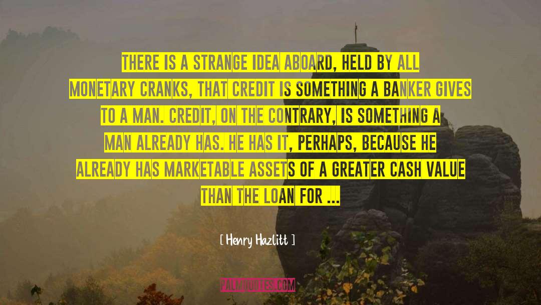 Bank Note quotes by Henry Hazlitt