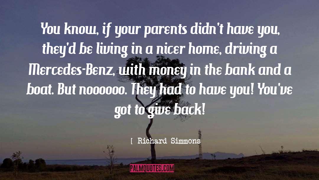 Bank Note quotes by Richard Simmons