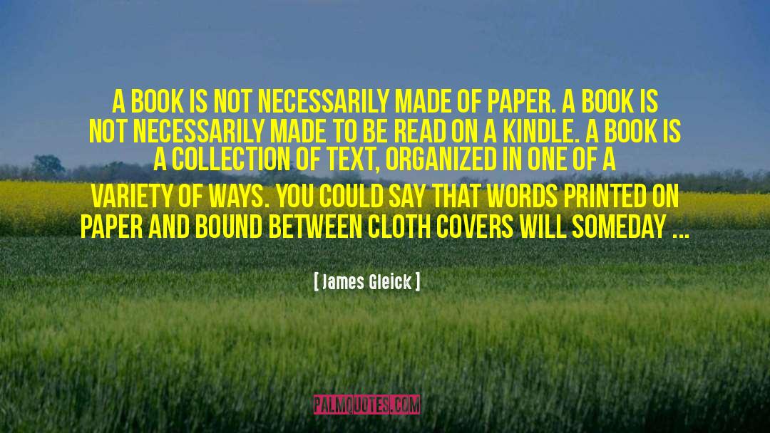 Bank Paper quotes by James Gleick