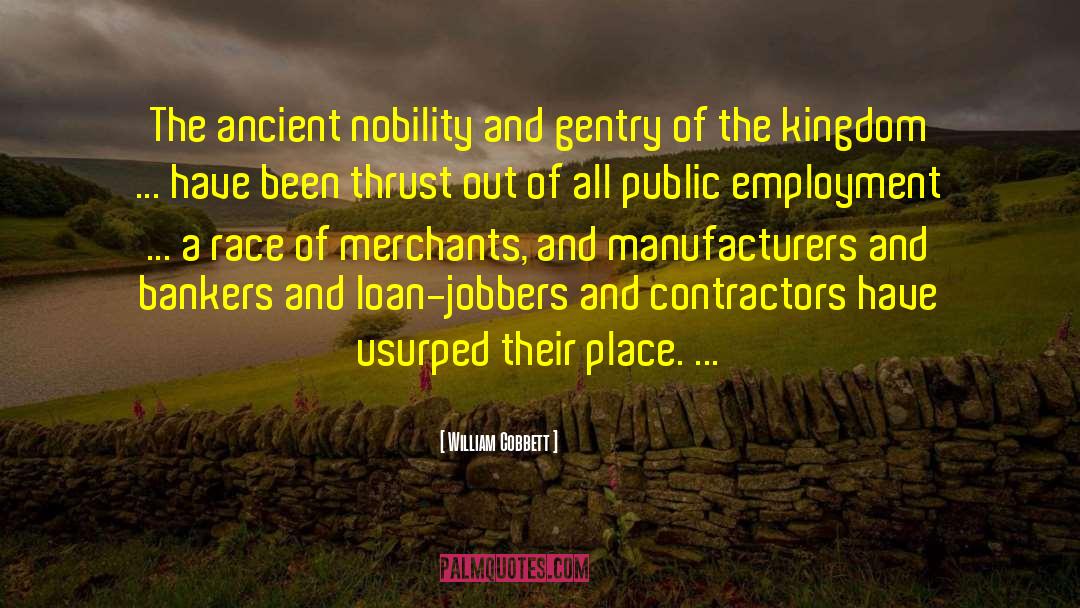 Bankers quotes by William Cobbett