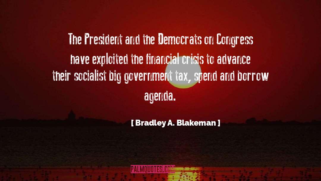 Banking Crisis quotes by Bradley A. Blakeman