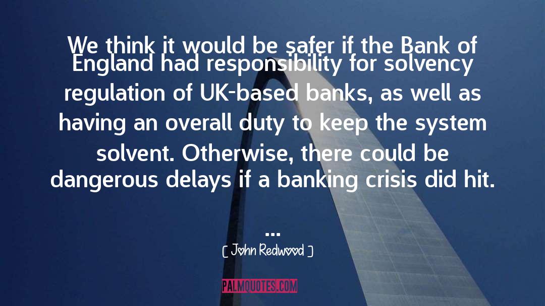 Banking Crisis quotes by John Redwood