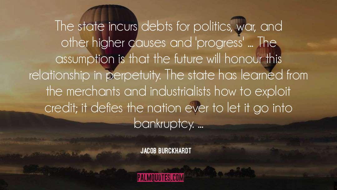 Bankruptcy quotes by Jacob Burckhardt