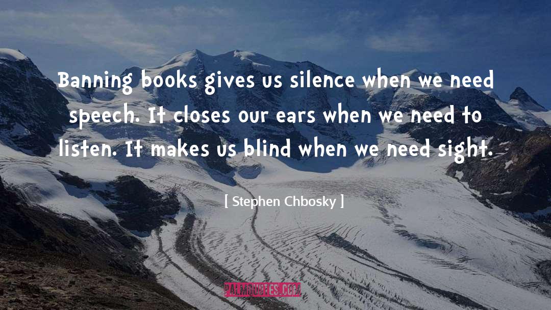 Banned Books quotes by Stephen Chbosky