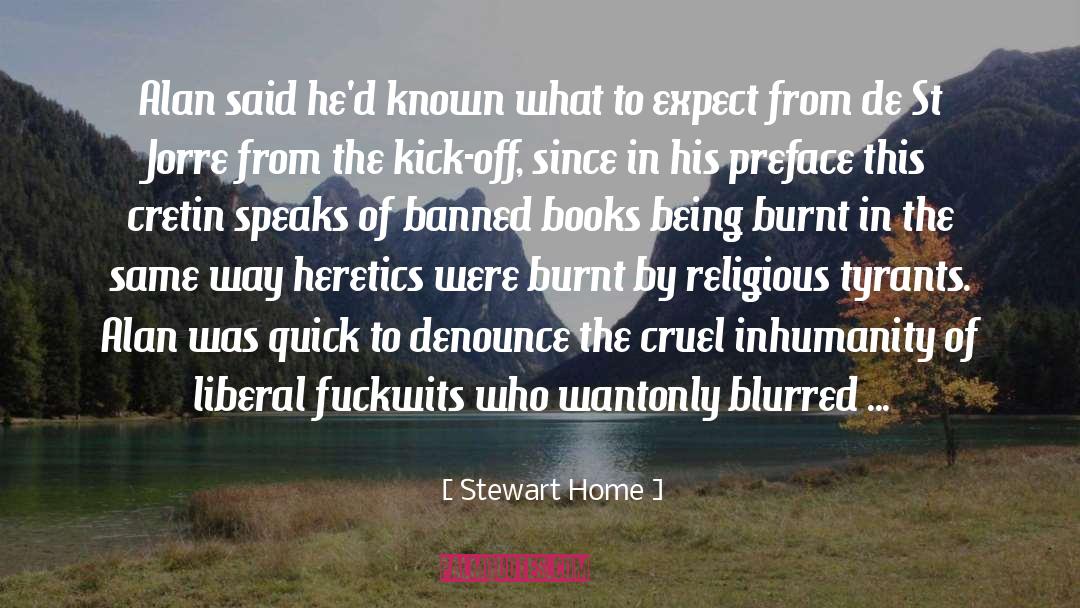 Banned Books Week quotes by Stewart Home
