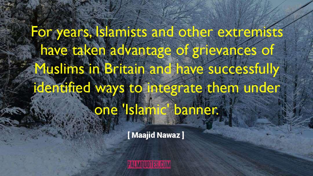 Banner quotes by Maajid Nawaz