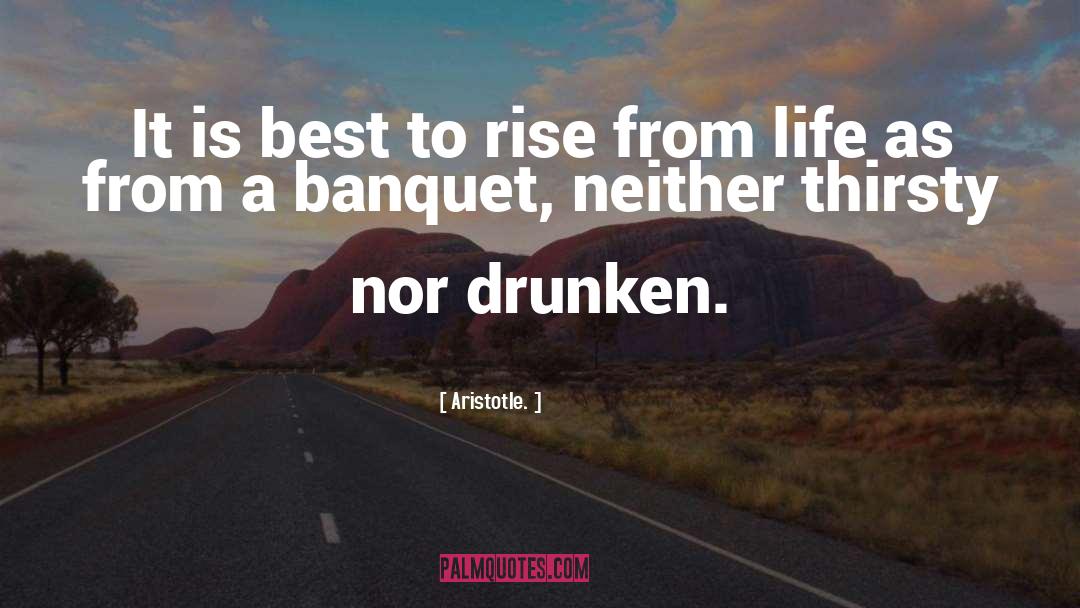 Banquet quotes by Aristotle.