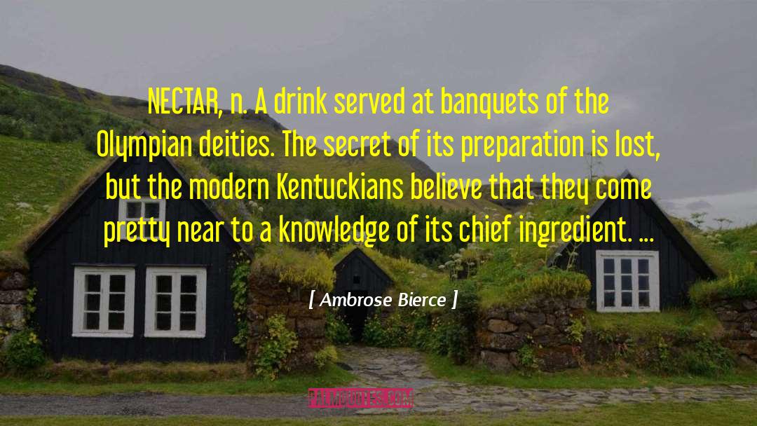Banquets quotes by Ambrose Bierce