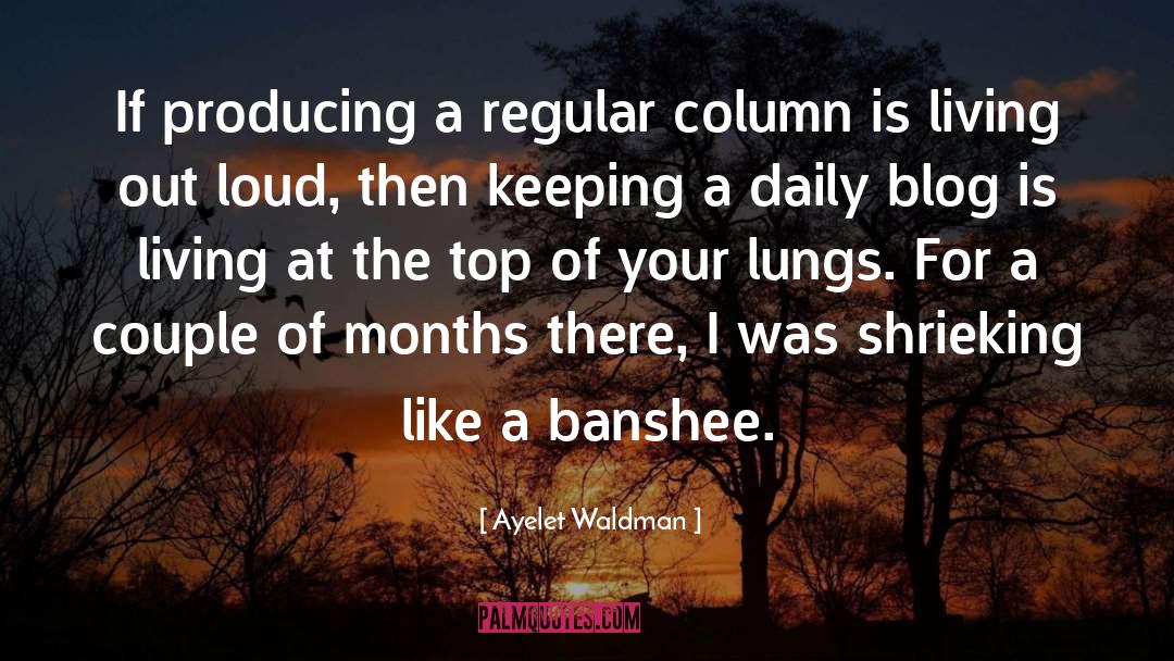 Banshee quotes by Ayelet Waldman