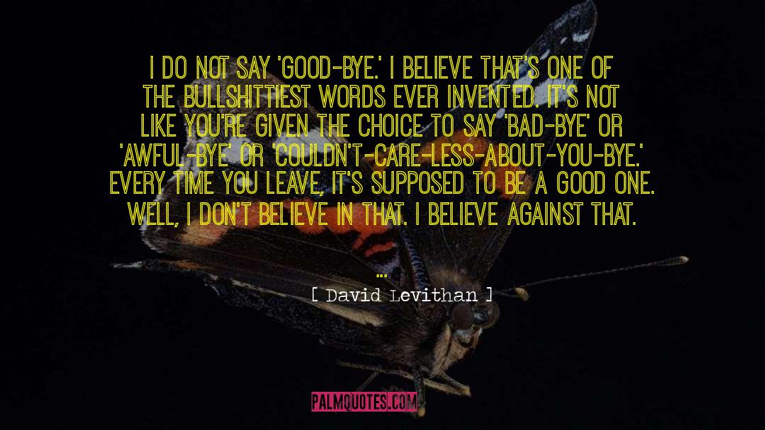 Bapt C3 Aame quotes by David Levithan