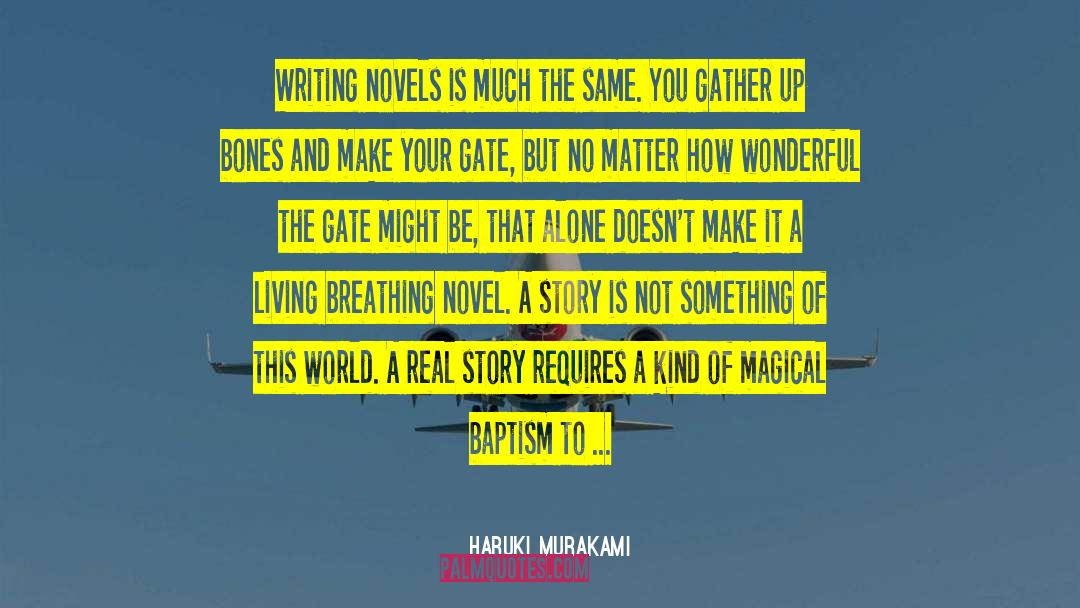 Baptism Cakes quotes by Haruki Murakami