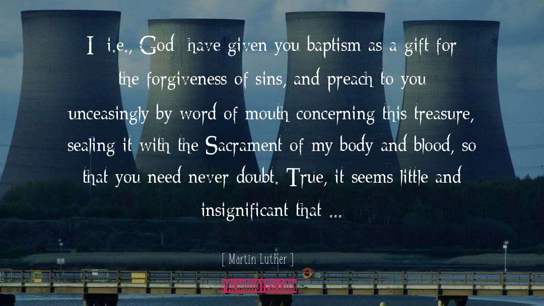 Baptism quotes by Martin Luther