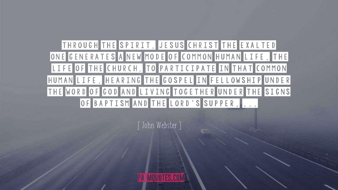 Baptism quotes by John Webster