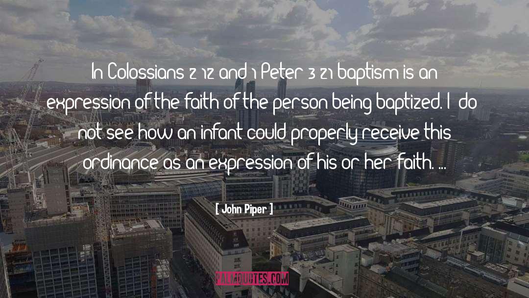 Baptism quotes by John Piper