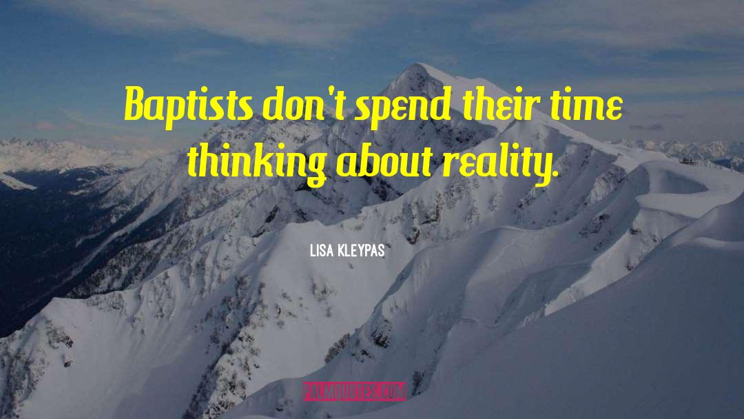 Baptists quotes by Lisa Kleypas