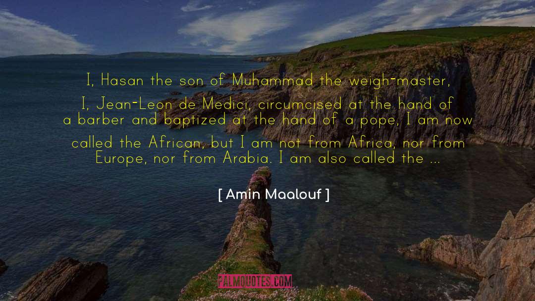 Baptized In quotes by Amin Maalouf