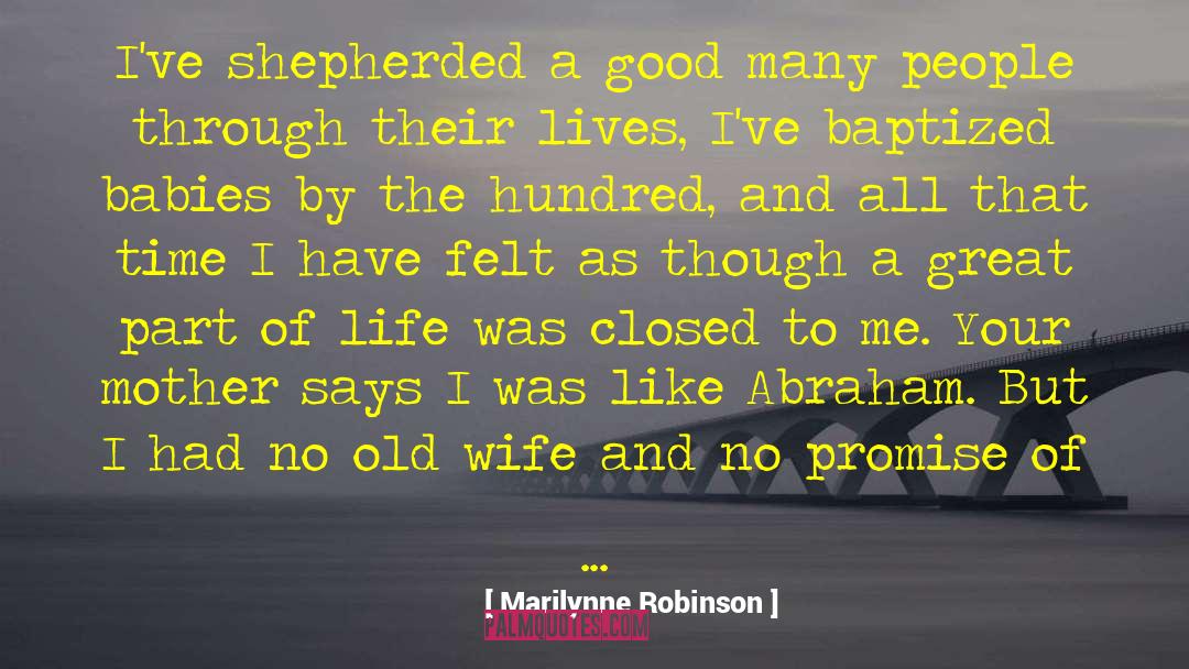 Baptized In quotes by Marilynne Robinson