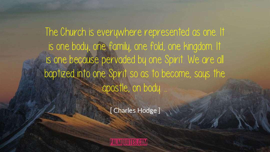 Baptized In quotes by Charles Hodge