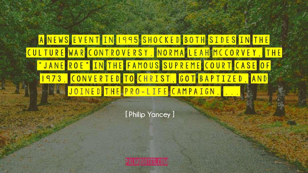 Baptized quotes by Philip Yancey