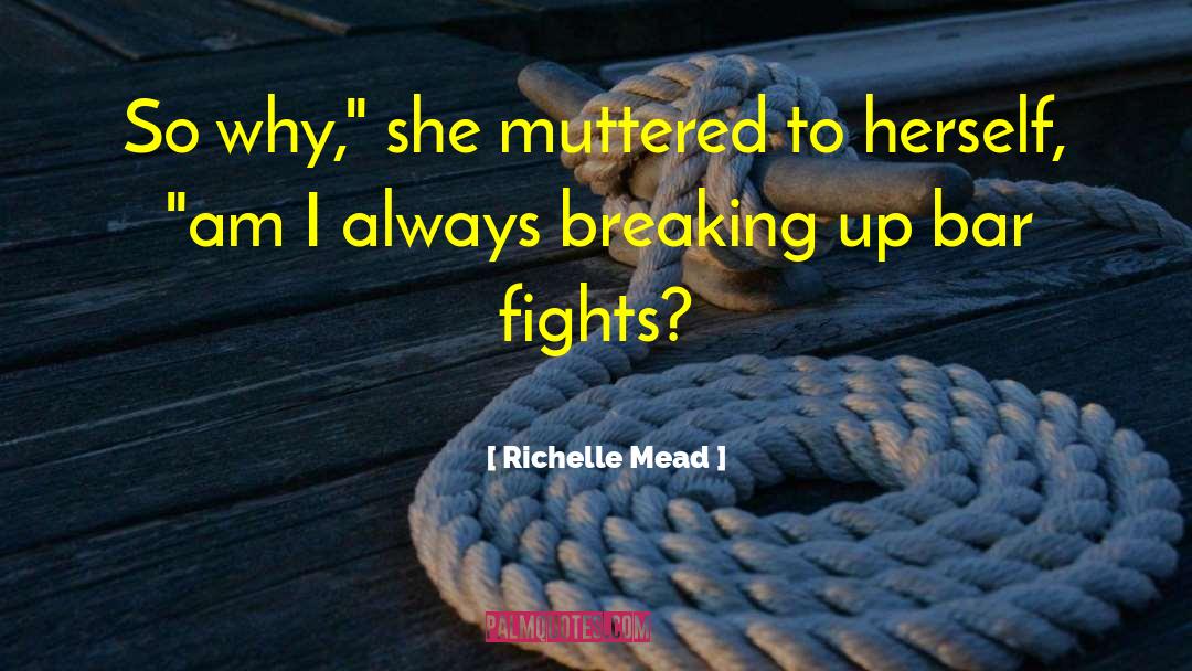 Bar Fights quotes by Richelle Mead