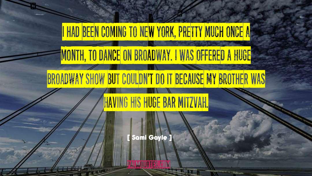 Bar Mitzvah quotes by Sami Gayle