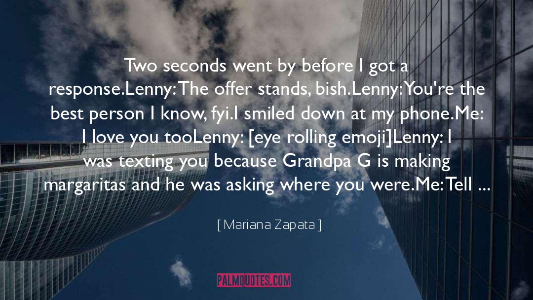 Bar Mitzvah quotes by Mariana Zapata