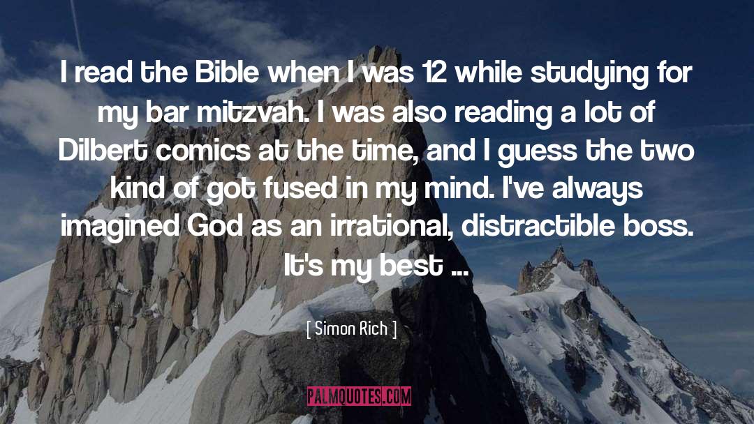 Bar Mitzvah quotes by Simon Rich