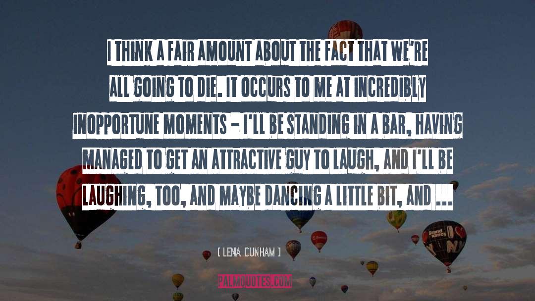 Bar Stool quotes by Lena Dunham