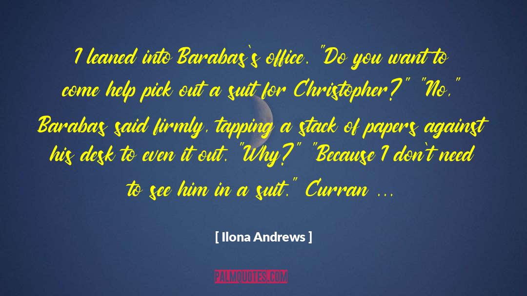 Barabas quotes by Ilona Andrews