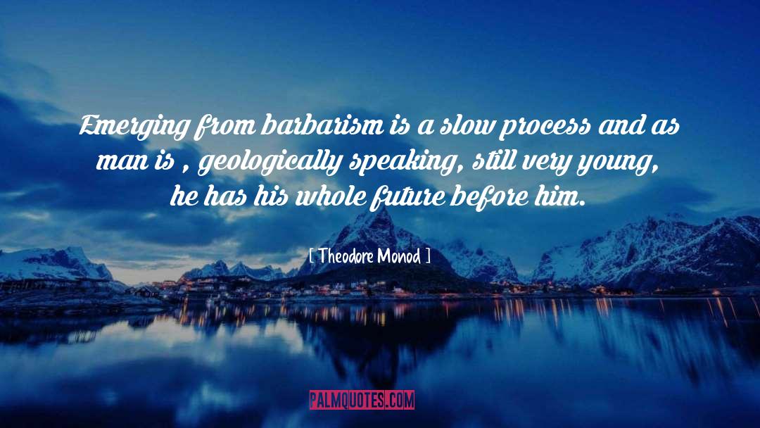 Barbarism quotes by Theodore Monod