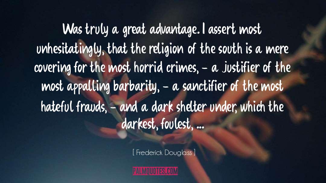 Barbarity quotes by Frederick Douglass