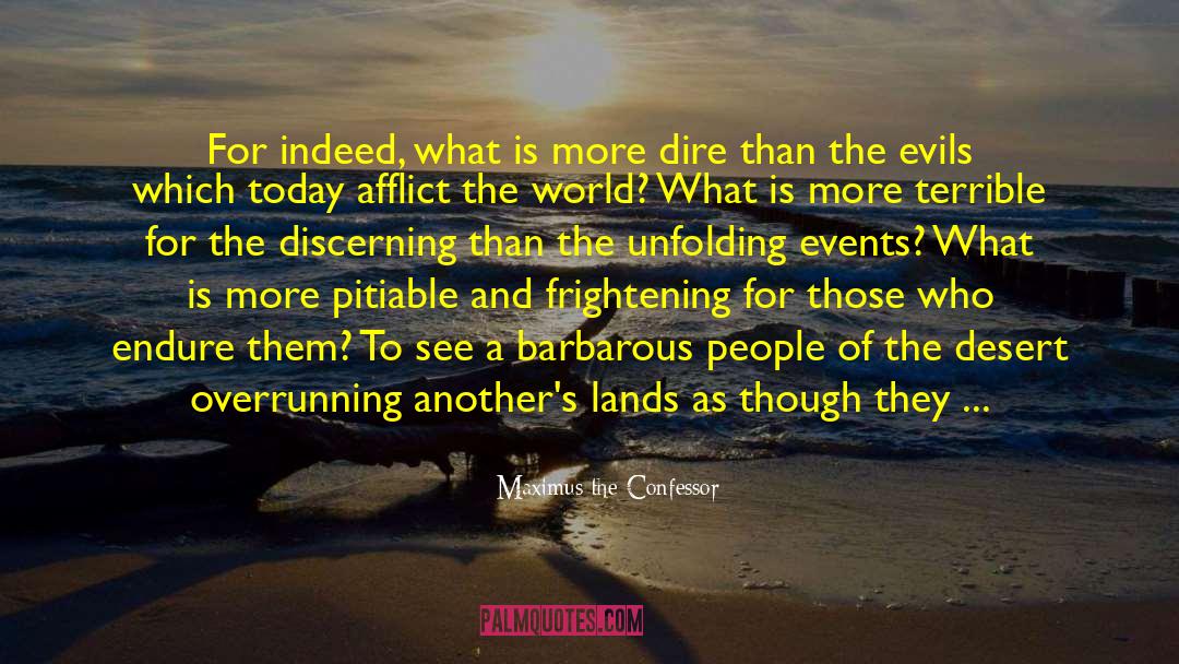 Barbarous quotes by Maximus The Confessor