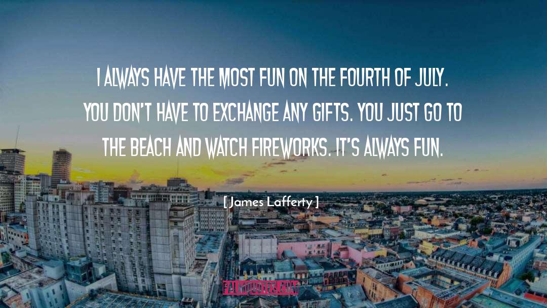 Barbati Beach quotes by James Lafferty
