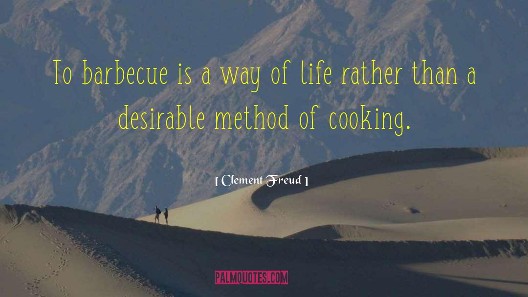 Barbecue quotes by Clement Freud