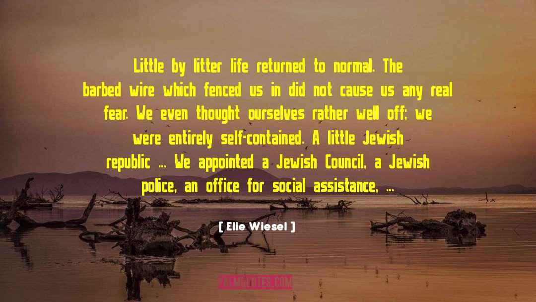 Barbed quotes by Elie Wiesel