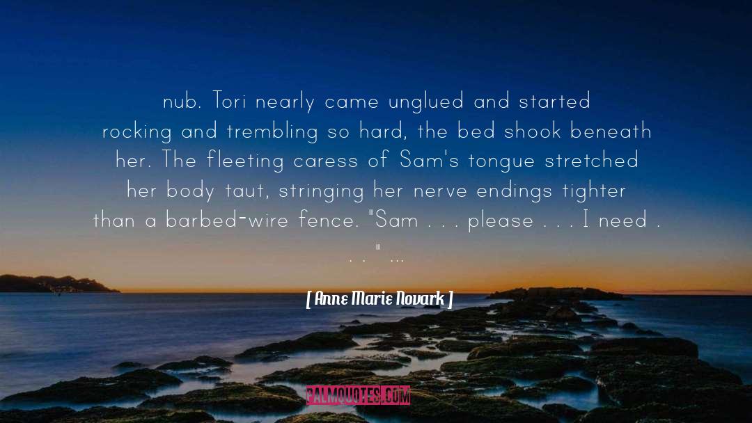 Barbed quotes by Anne Marie Novark